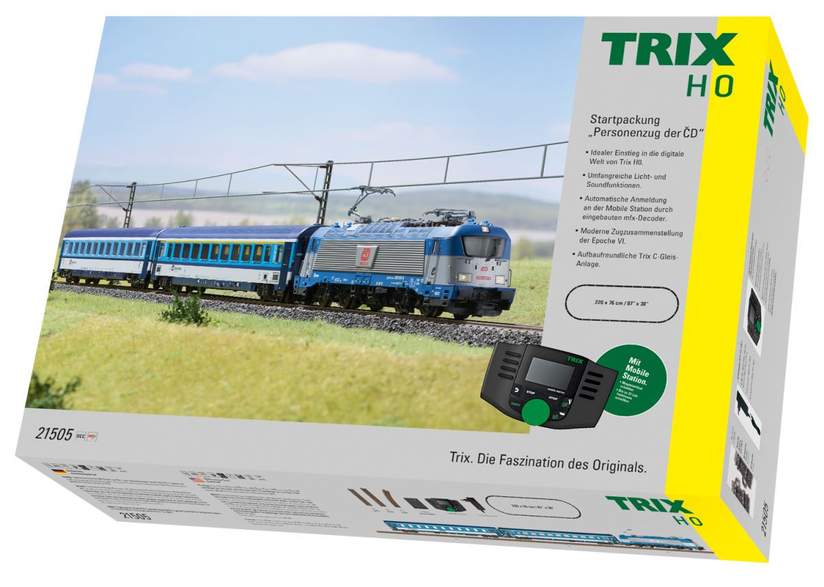 Trix H0 (1:87) T21505 - Startpackung "Personenzug der CD" | Modellbahn | Modelleisenbahn