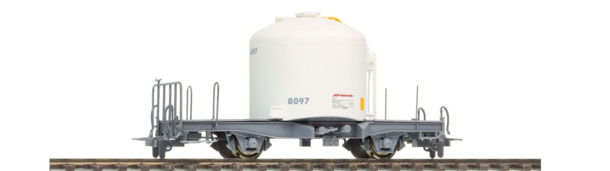 Bemo H0m 2260168 - RhB Uc 8098 Zementwagen weiss | Modellbahn | Modelleisenbahn
