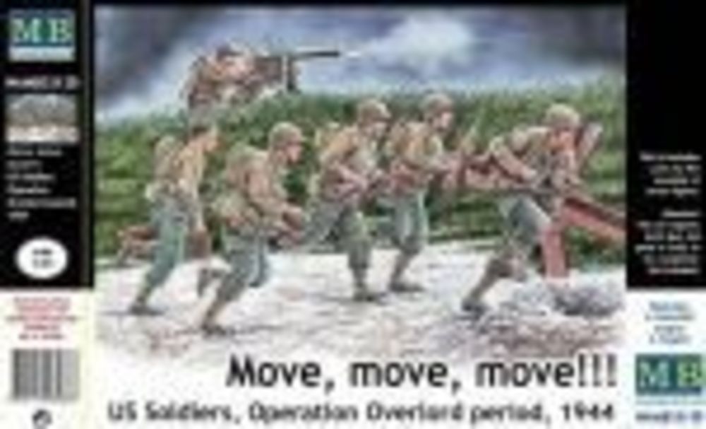 Master Box Ltd. MB35130 - U.S. soldiers,Operation Overlord peri944 in 1:35 | Modellbau