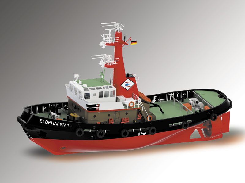 Türkmodell 24558 - Elbehafen 1 Schlepper/Eisbrecher 1:50 Bausatz | Modellbau