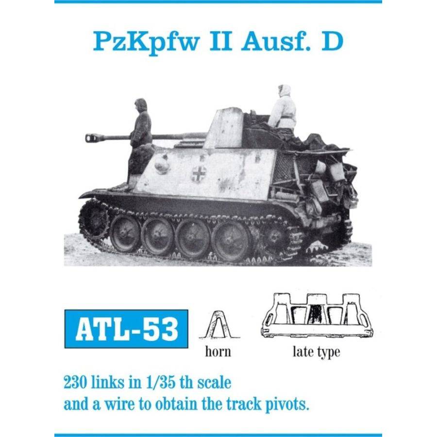 Friulmodel ATL-053 - Tracks for PzKpfw. Marder II Ausf.D Flammpz.II late Flammpz.II late | Modellbau