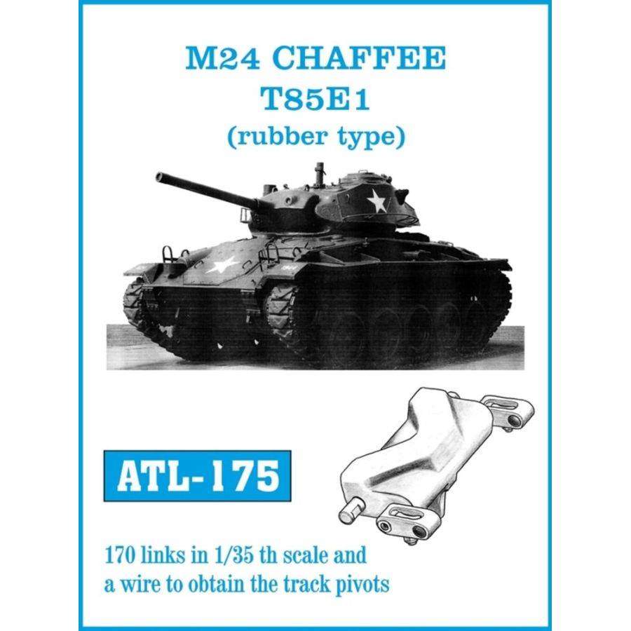 Friulmodel ATL-175 - Tracks for M24 CHAFFEE T85E1 (rubber type) | Modellbau