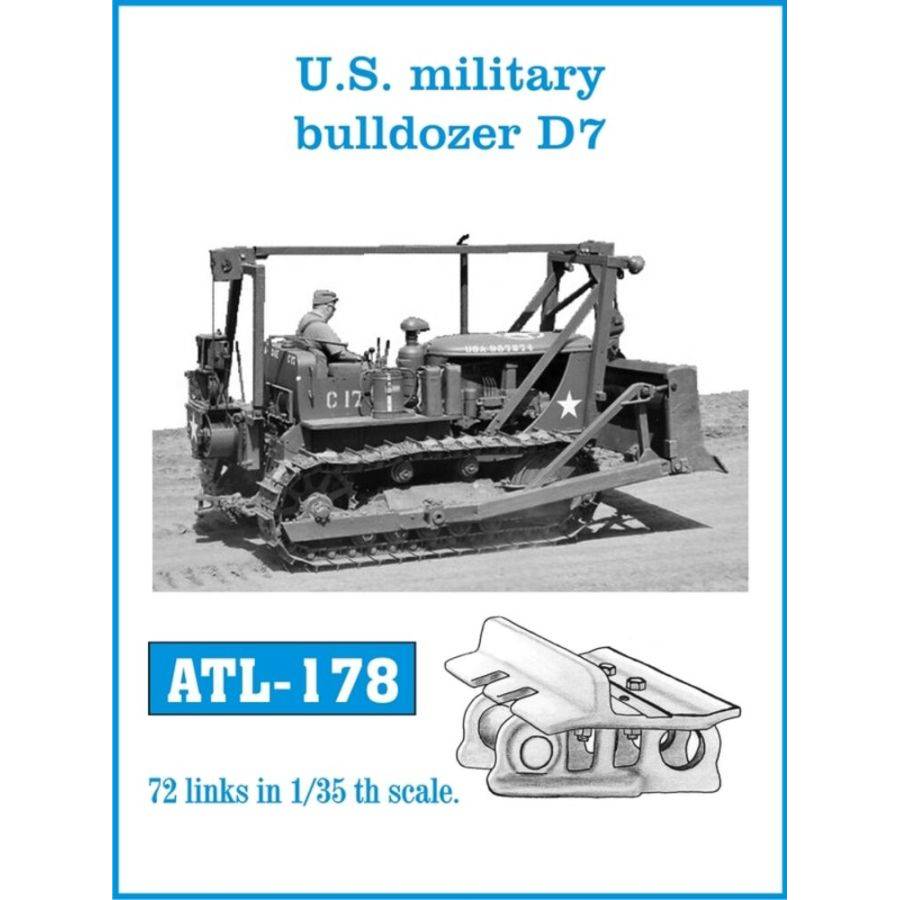 Friulmodel ATL-178 - Tracks for U.S. military bulldozer D7 | Modellbau