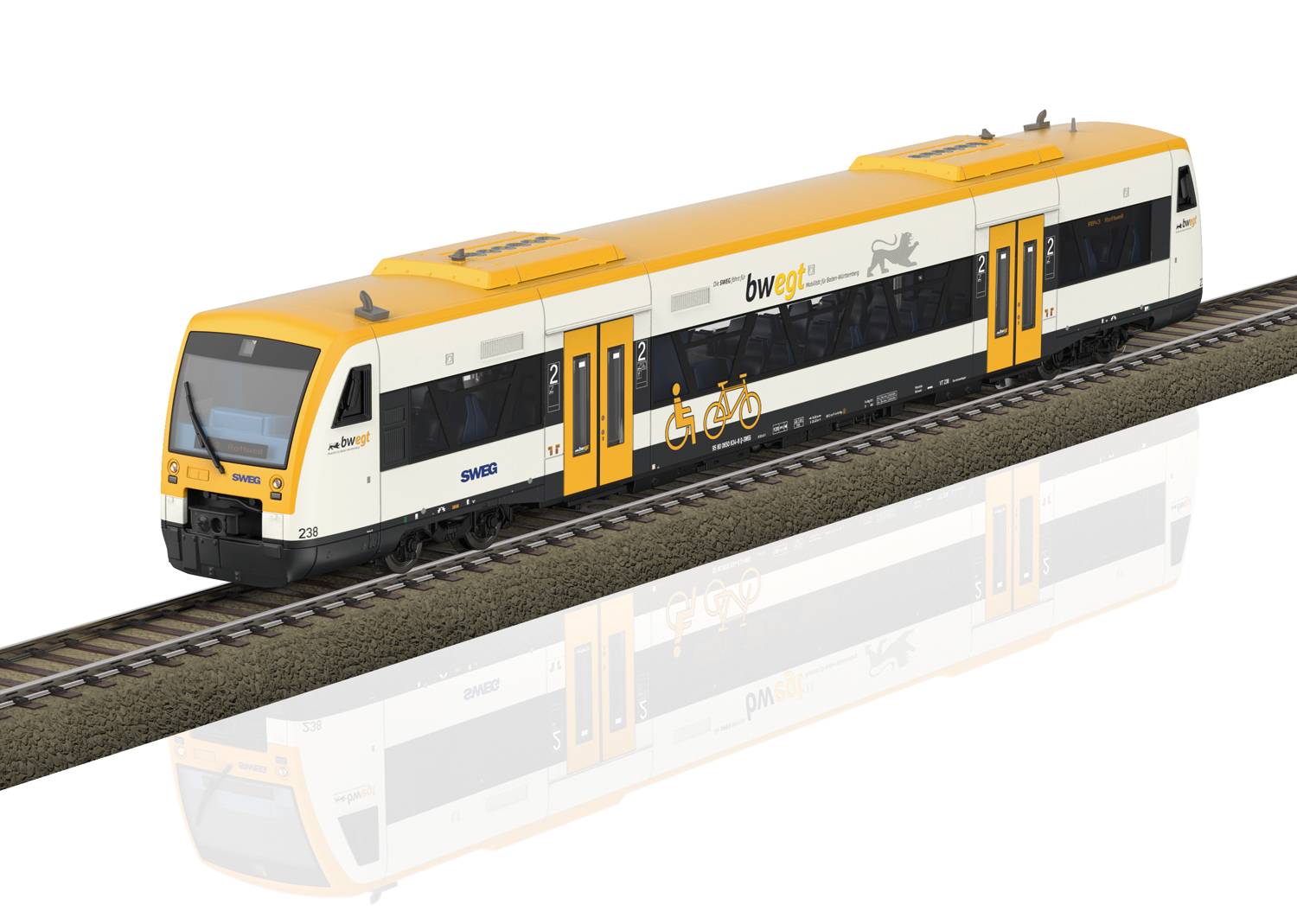 Trix H0 (1:87) T25966 - Dieseltriebwagen Regio Shuttle RS1, Baureihe 650 | Modellbahn | Modelleisenbahn