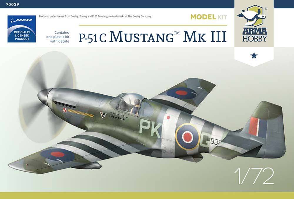 Arma Hobby 70039 - P-51 C Mustang Mk. III Model Kit | Modellbau