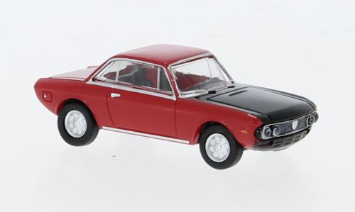 Brekina H0 (1:87) 29630 - Brekina, Lancia Fulvia Coupe, rot/schwarz, 1970, 1:87 | Modellbahn | Modelleisenbahn