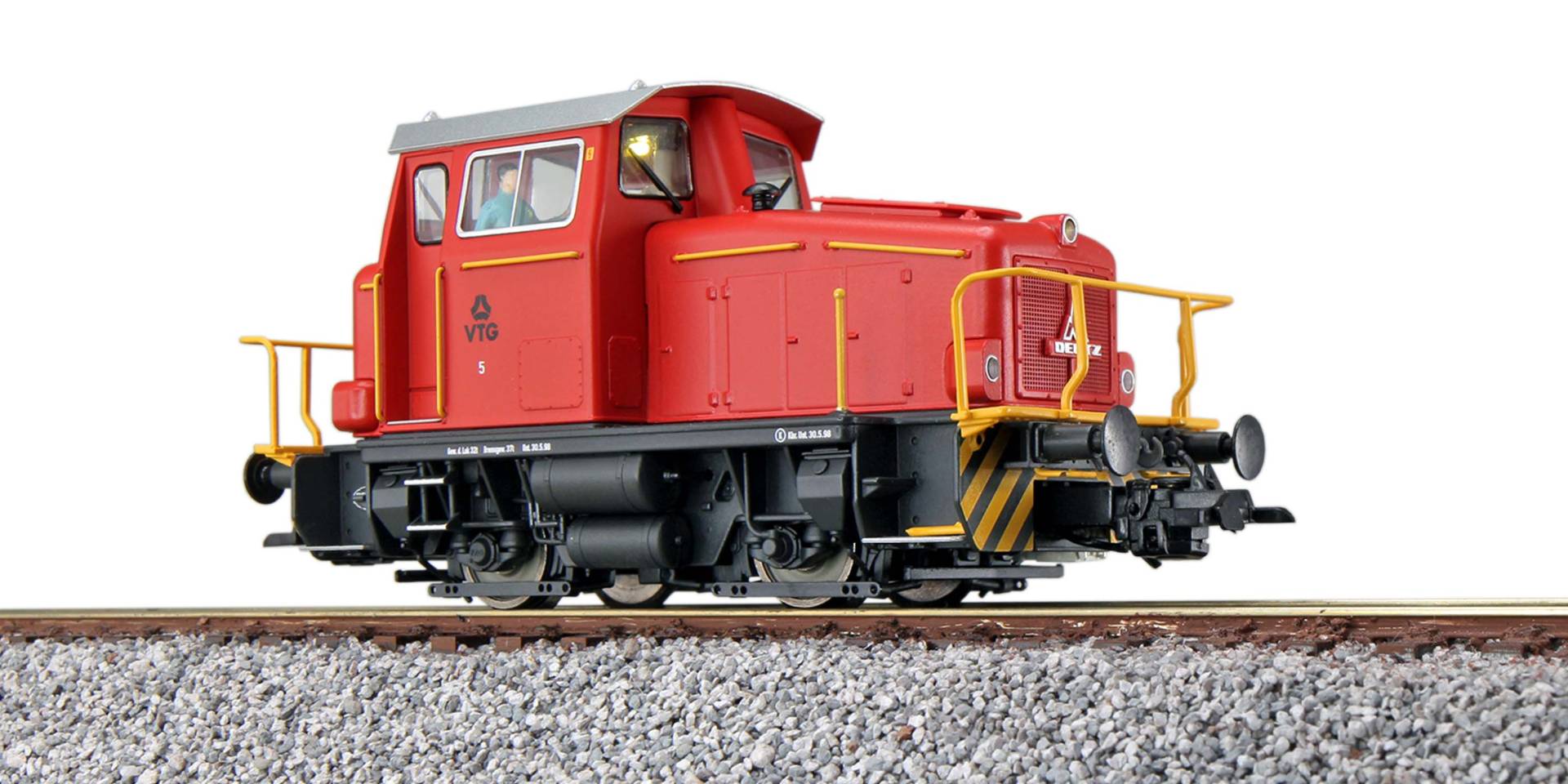 ESU H0 (1:87) 31435 - Diesellok, H0, KG230, 5 VTG, rot, Ep V, Vorbildzustand um 1998, LokSound, Raucherzeuger, Rangierkupplung, DC/AC | Modellbahn |