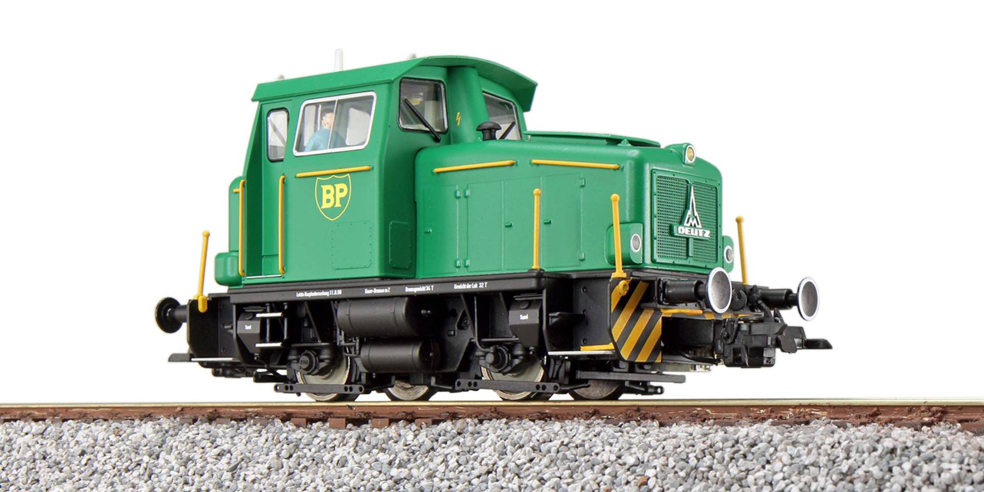 ESU H0 (1:87) 31438 - Diesellok, H0, KG230, V19 BP, grün, Ep V, Vorbildzustand um 2005, LokSound, Raucherzeuger, Rangierkupplung, DC/AC | Modellbahn |