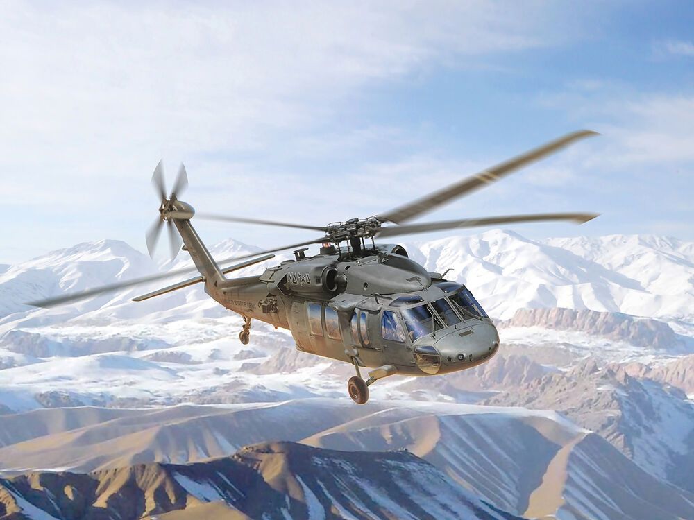 ICM 48361 - 1:48 UH-60A Black Hawk, US Military Transport Helicopter | Modellbau