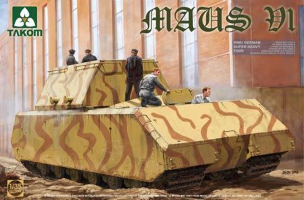 Takom TAK2049 - WWII German Super Heavy Tank Maus V1 in 1:35 | Modellbau