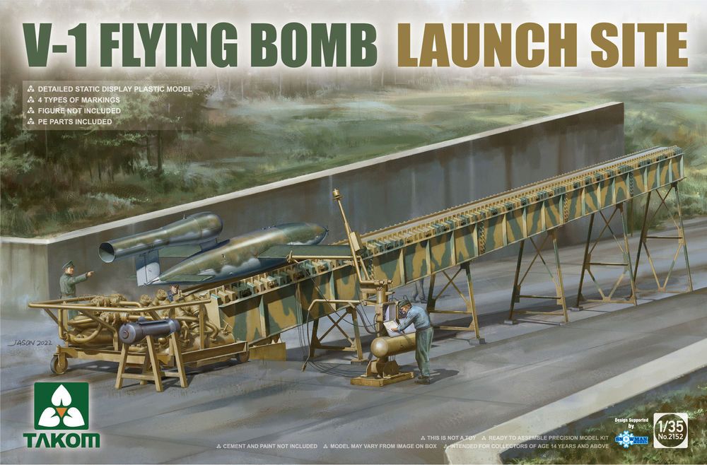 Takom TAK2152 - 1:35 V-1 FLYING BOMB LAUNCH SITE | Modellbau