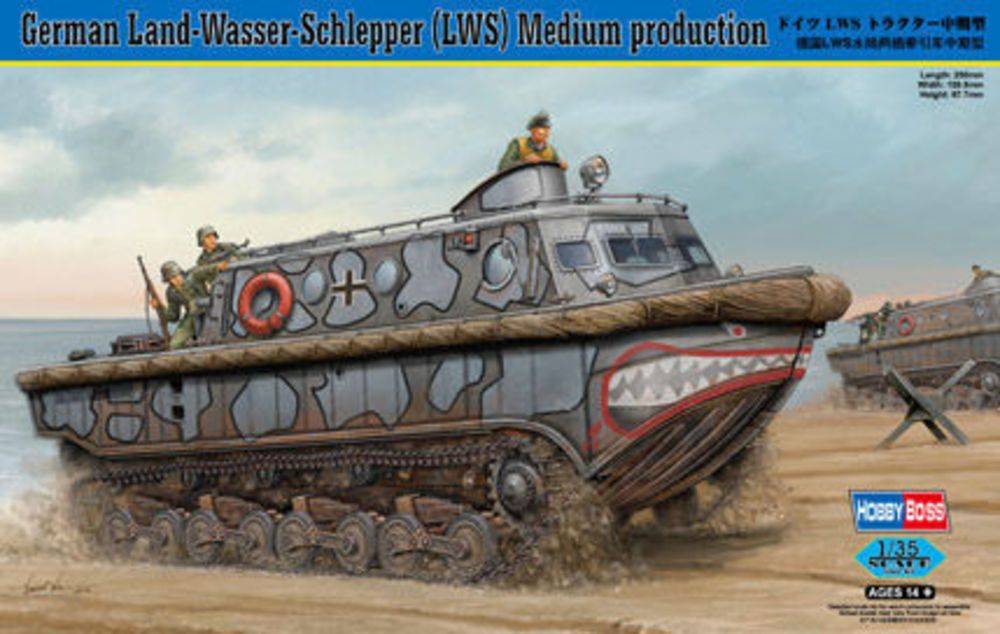 Hobby Boss 82433 - 1:35 German Land-Wasser-Schlepper (LWS) Medium production | Modellbau