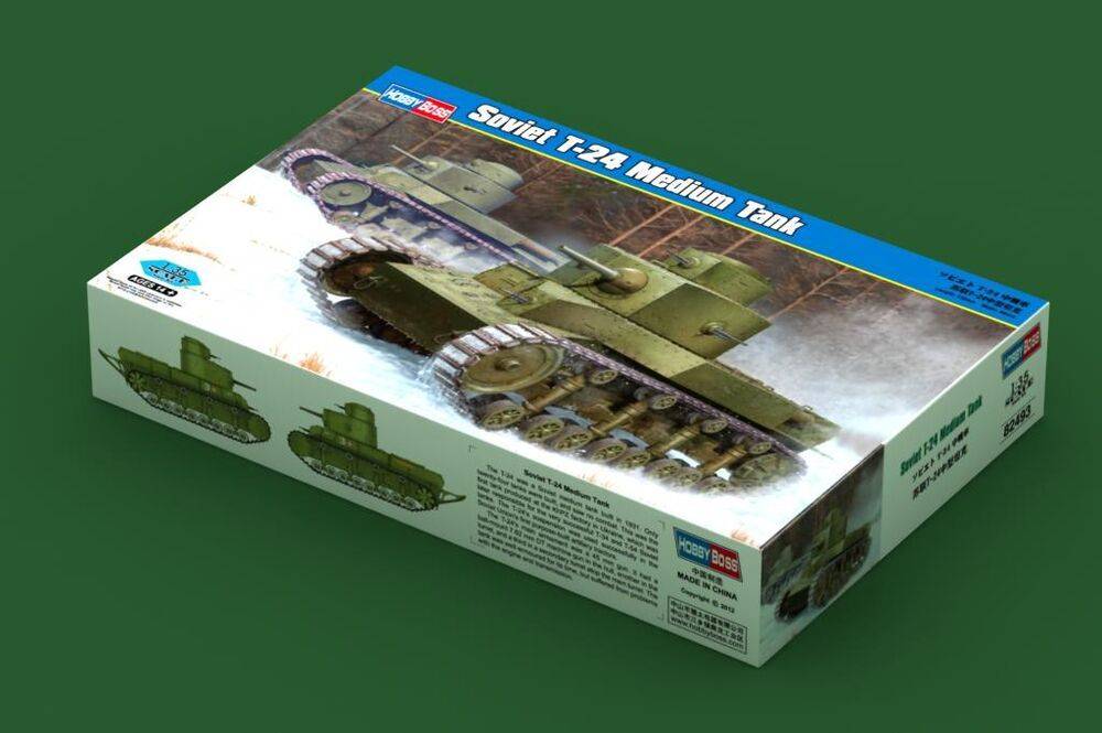 Hobby Boss 82493 - 1:35 Soviet T-24 Medium Tank | Modellbau