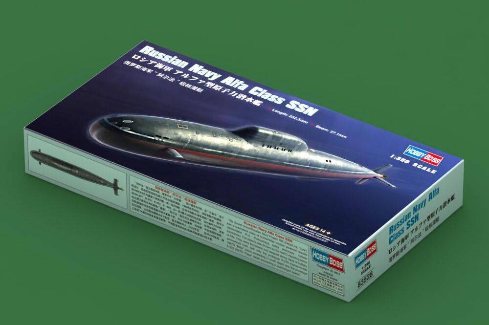 Hobby Boss 83528 - 1:350 Russian Navy Alfa Class SSN | Modellbau
