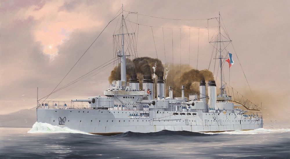 Hobby Boss 86503 - 1:350 French Navy Pre-Dreadnought Battleship Danton | Modellbau