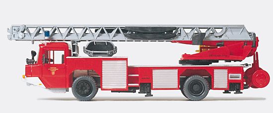 Preiser H0 (1:87) 35012 - H0 Magirus Drehleiter | Modellbahn | Modelleisenbahn