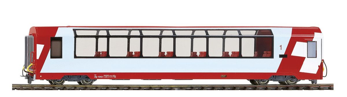 Bemo H0 (1:87) 3589102 - RhB Api 1312 Panoramawagen "Glacier Express" | Modellbahn | Modelleisenbahn