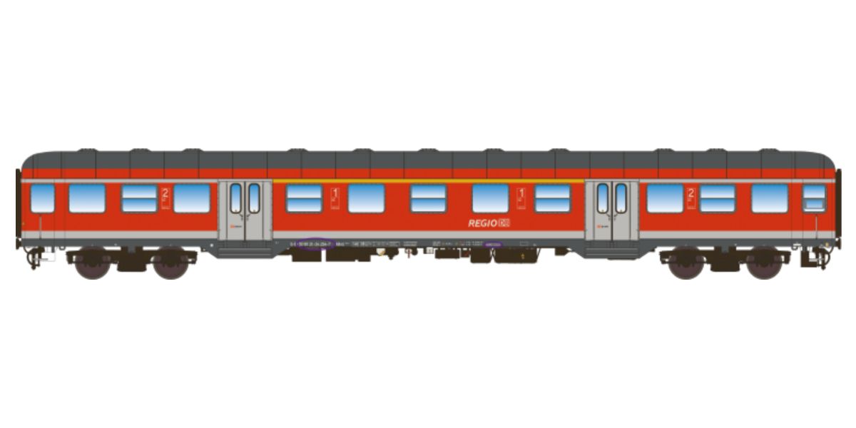 ESU H0 (1:87) 36516 - n-Wagen "Silberling" in Spur H0 | Modellbahn | Modelleisenbahn