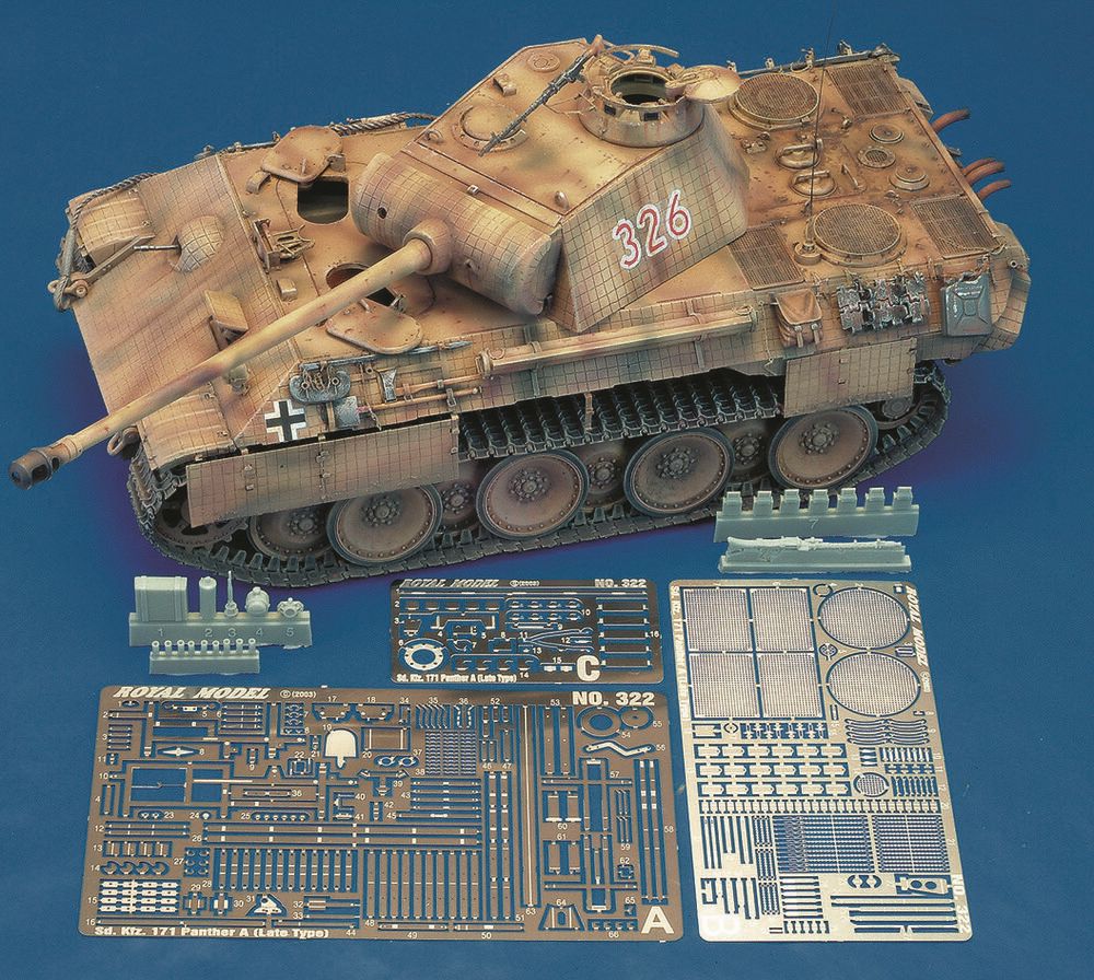 Royal Model RM322 - Panther A Late Type (for Dragon kit) | Modellbau