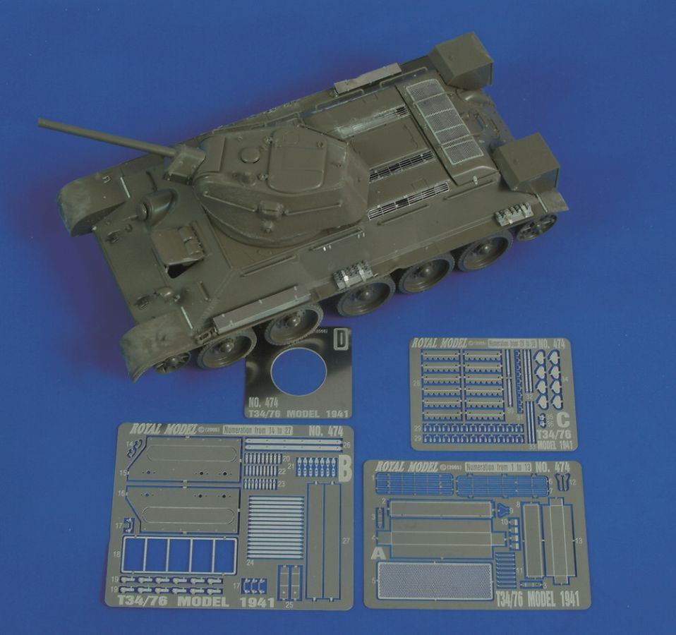 Royal Model RM474 - T34/76 Mod. 41 (for Tamiya kit) | Modellbau