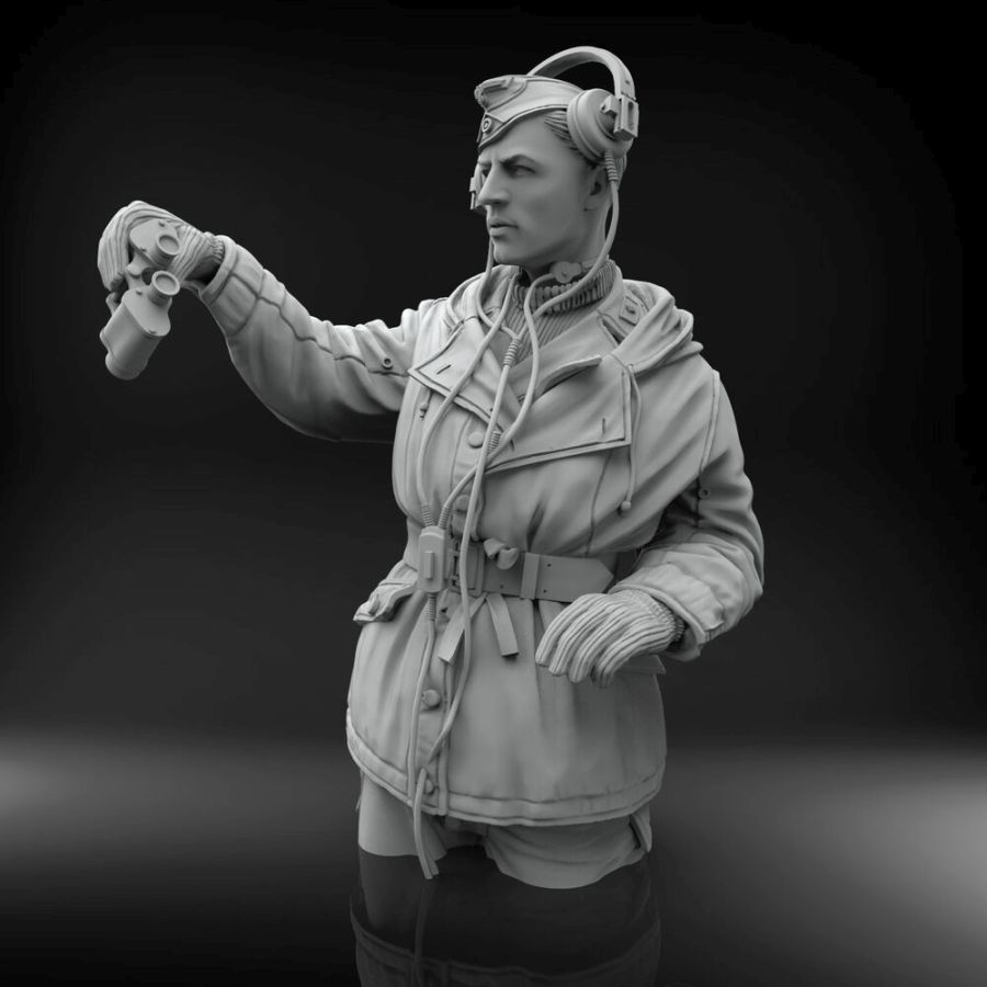 Royal Model RM975B - German tanker in winter dress (Tiger I cupola not included) | Modellbau