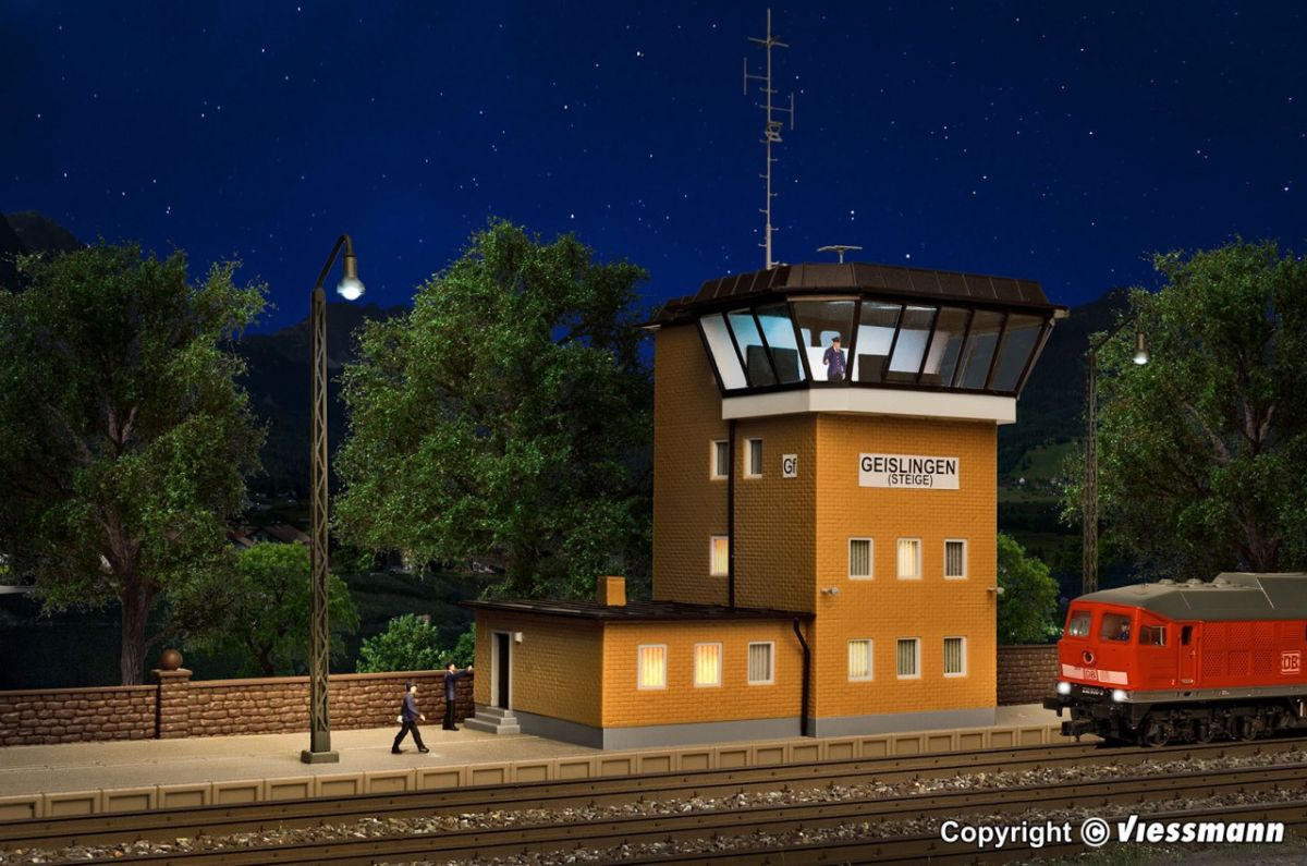 Kibri H0 (1:87) 39317 - Spur H0 Stellwerk Geislingen | Modellbahn | Modelleisenbahn