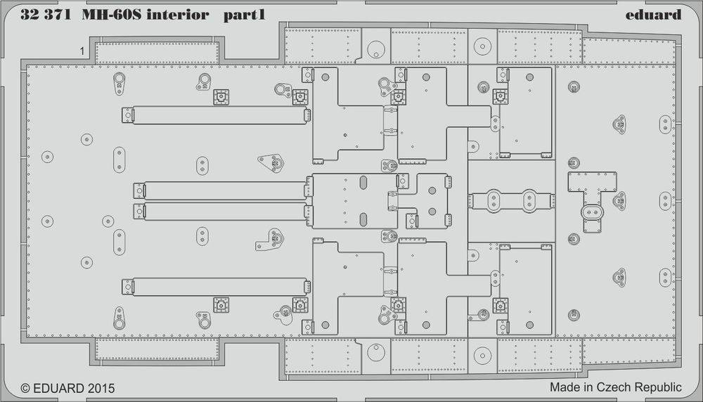 Eduard Accessories 32371 - MH-60S interior for Academy in 1:35 | Modellbau