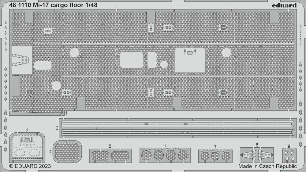 Eduard Accessories 481110 - 1:48 Mi-17 cargo floor 1/48 AMK | Modellbau