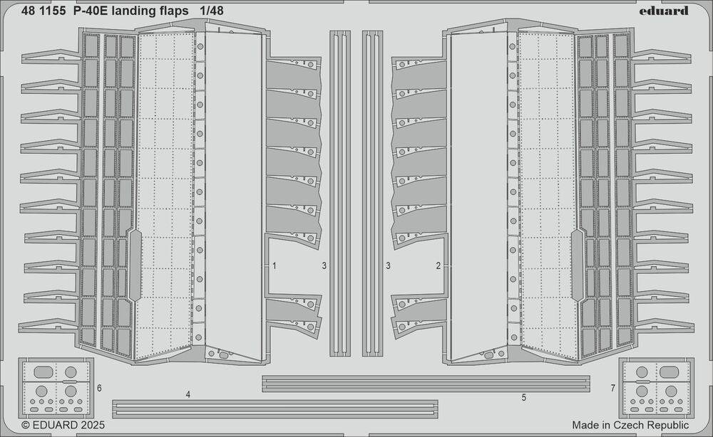 Eduard Accessories 481155 - P-40E landing flaps EDUARD | Modellbau