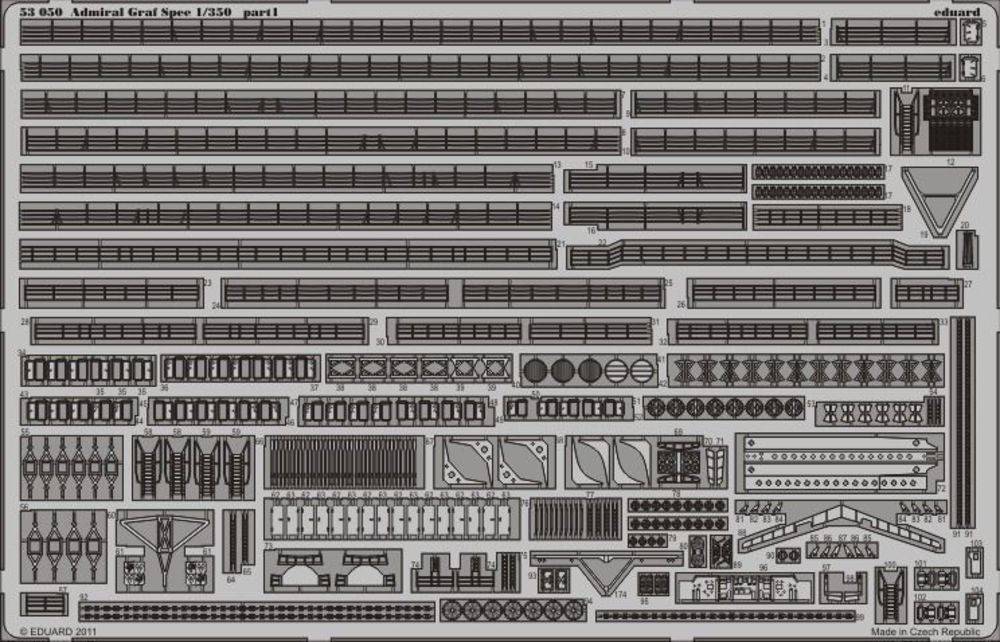 Eduard Accessories 53050 - 1:350 Admiral Graf Spee for Academy | Modellbau