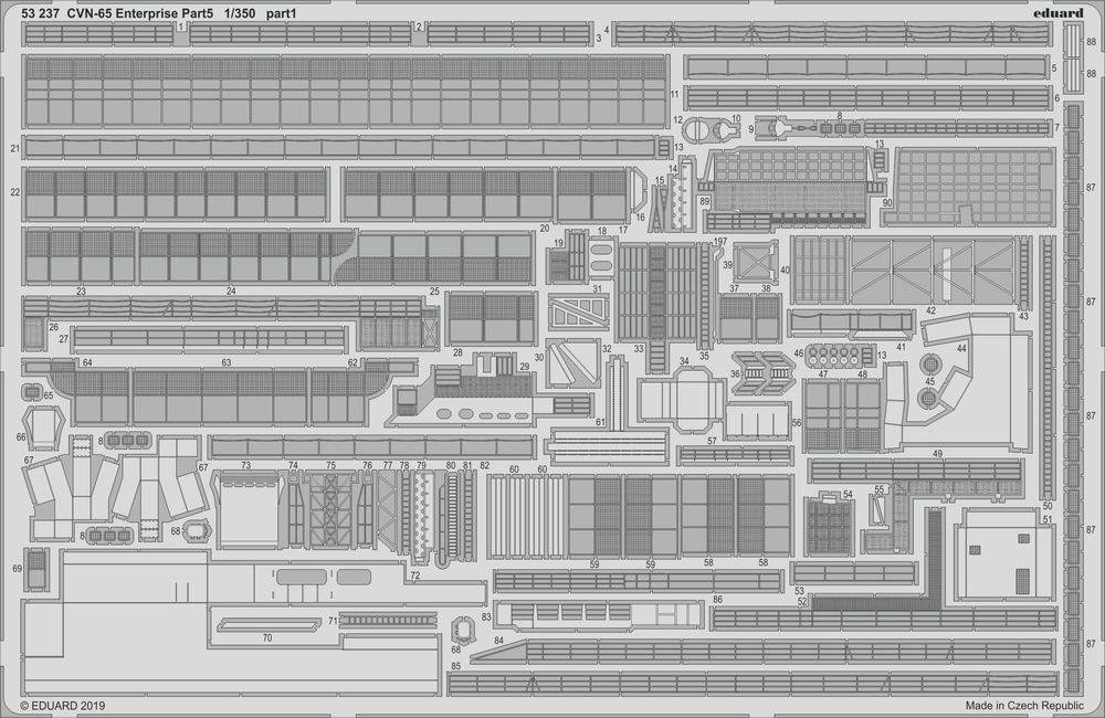 Eduard Accessories 53237 - CVN-65 Enterprise pt.5 for Tamiya in 1:350 | Modellbau