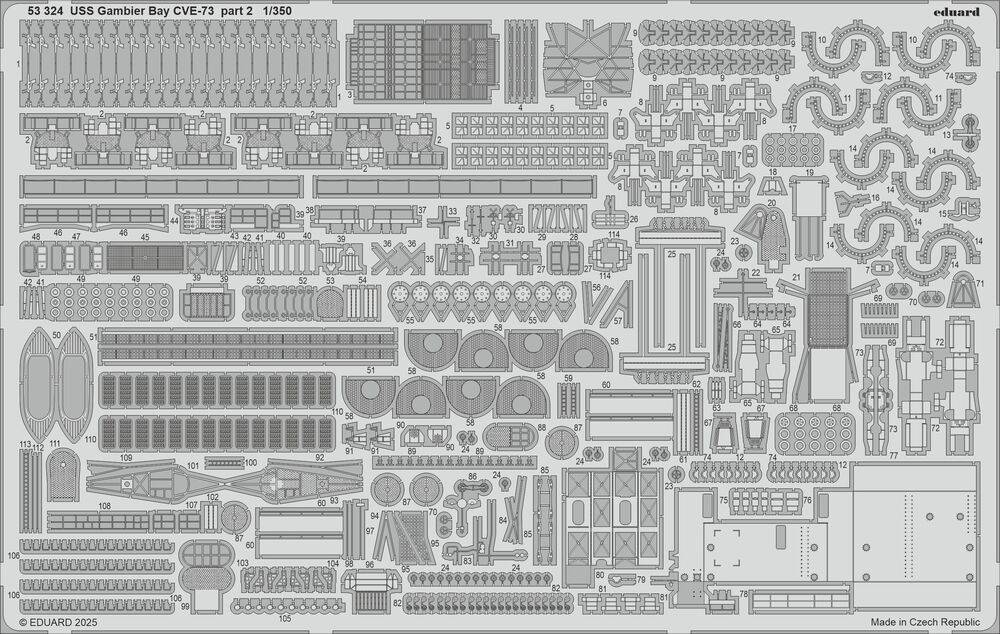 Eduard Accessories 53324 - USS Gambier Bay CVE-73 part 2 HASEGAWA | Modellbau