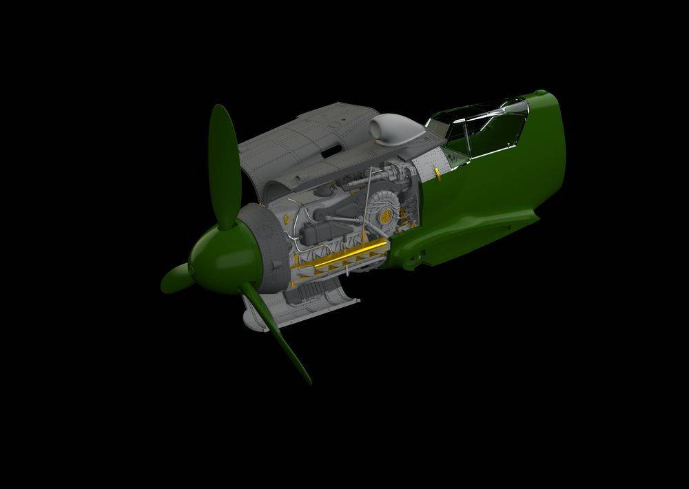 Eduard Accessories 648465 - Bf 109G-10/U4 engine for Eduard in 1:48 | Modellbau