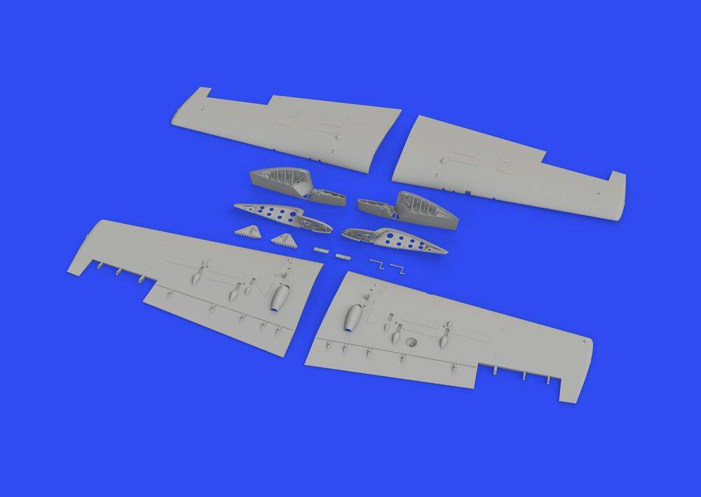 Eduard Accessories 648818 - 1:48 F4F-4 folding wings PRINT for EDUARD | Modellbau
