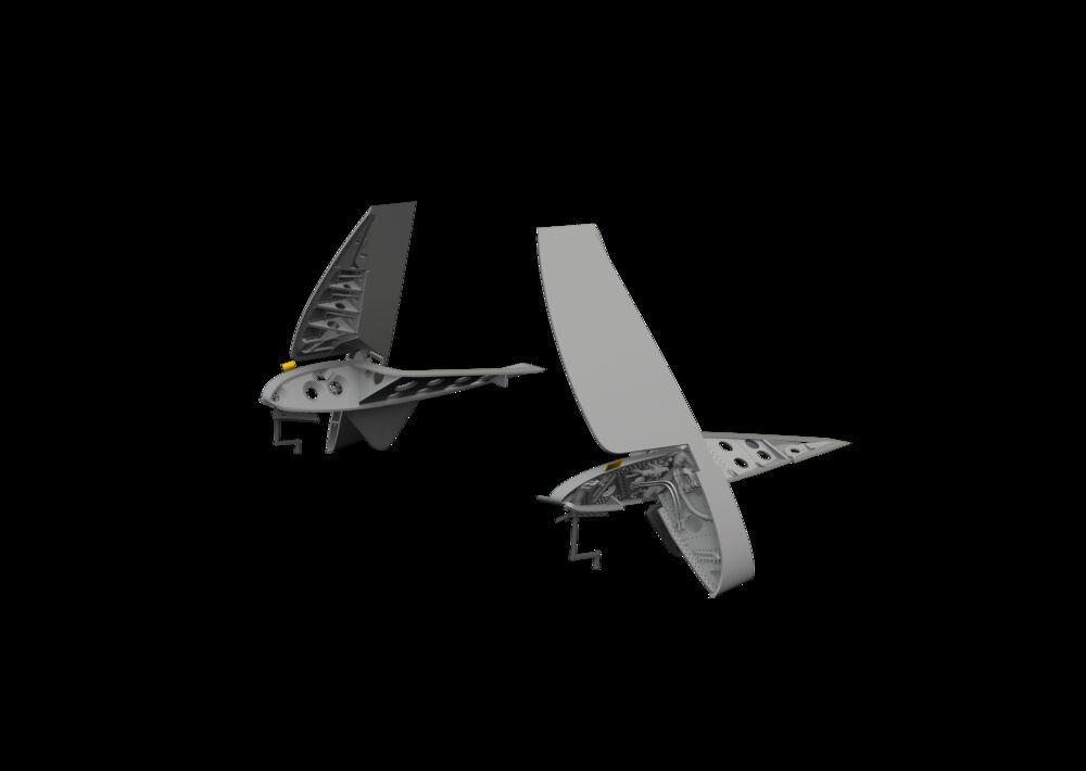 Eduard Accessories 648945 - 1/48 FM-1 folding wings PRINT 1/48 | Modellbau
