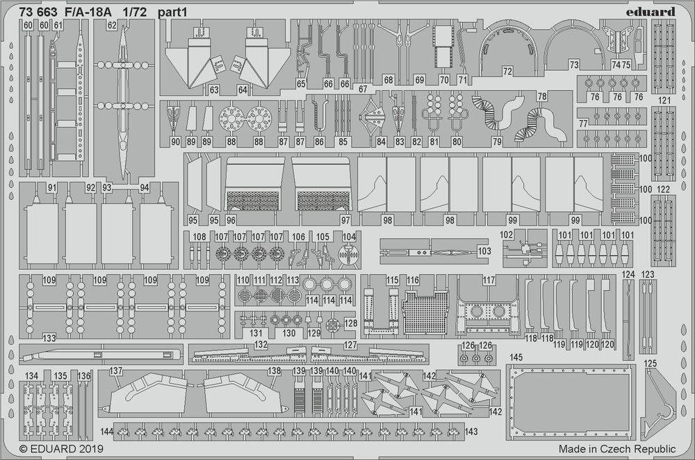 Eduard Accessories 73663 - F/A-18A for Academy in 1:72 | Modellbau