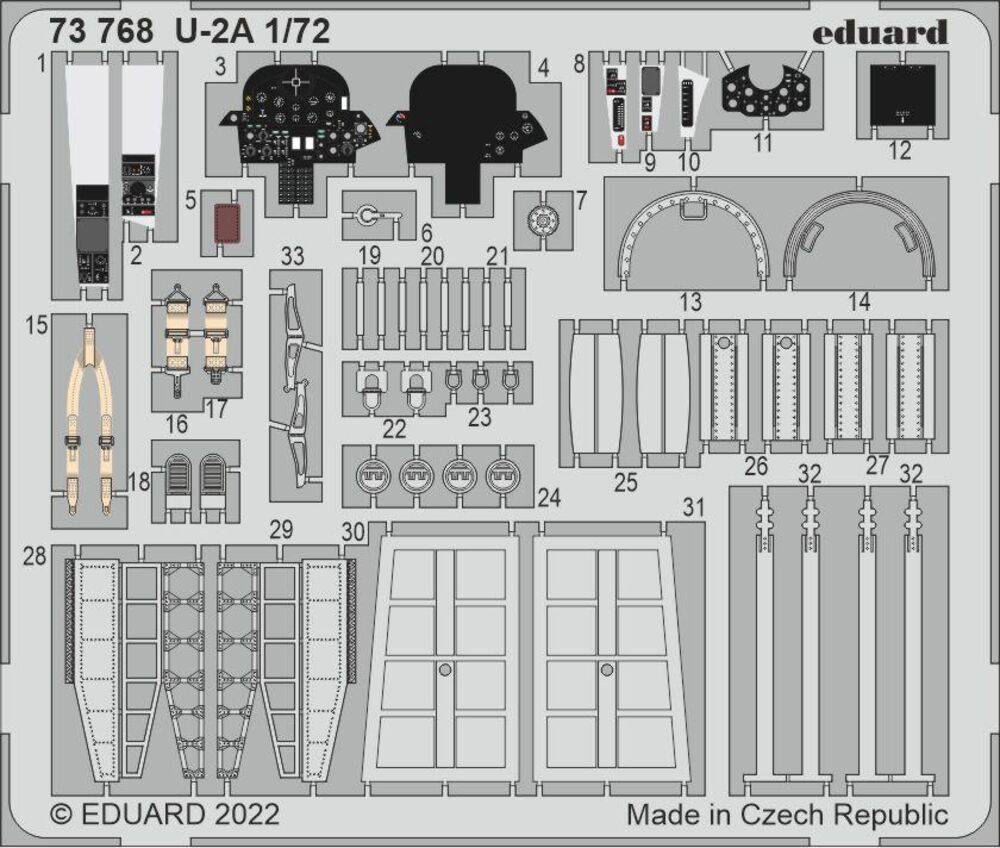 Eduard Accessories 73768 - U-2A for HOBBY BOSS | Modellbau