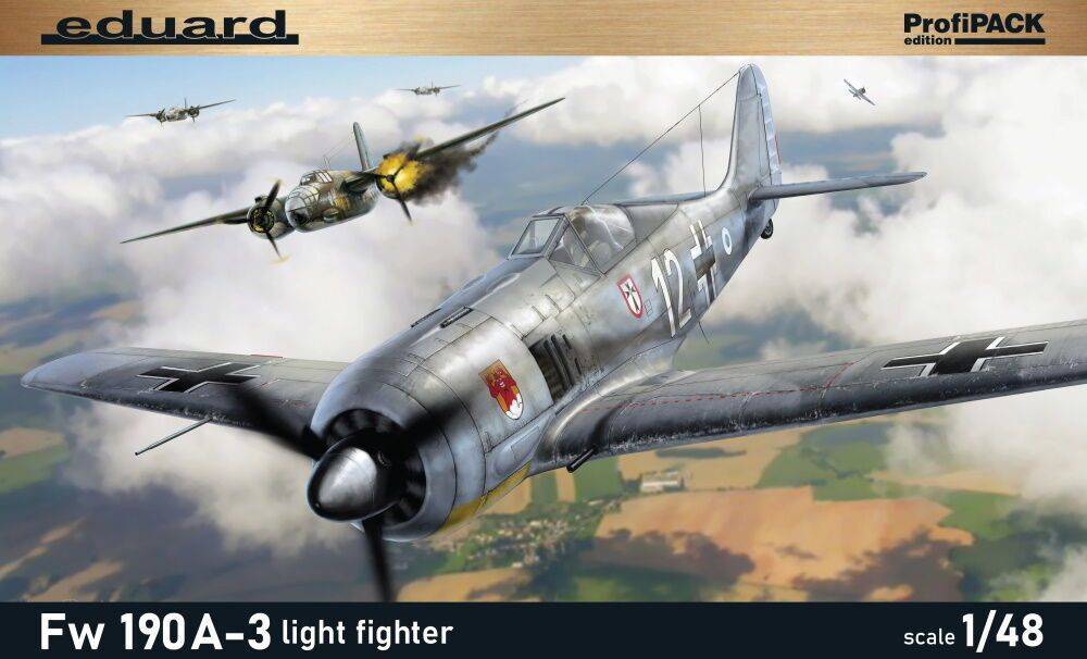 Eduard Plastic Kits 82141 - 1:48 Fw 190A-3 light fighter Profipack | Modellbau