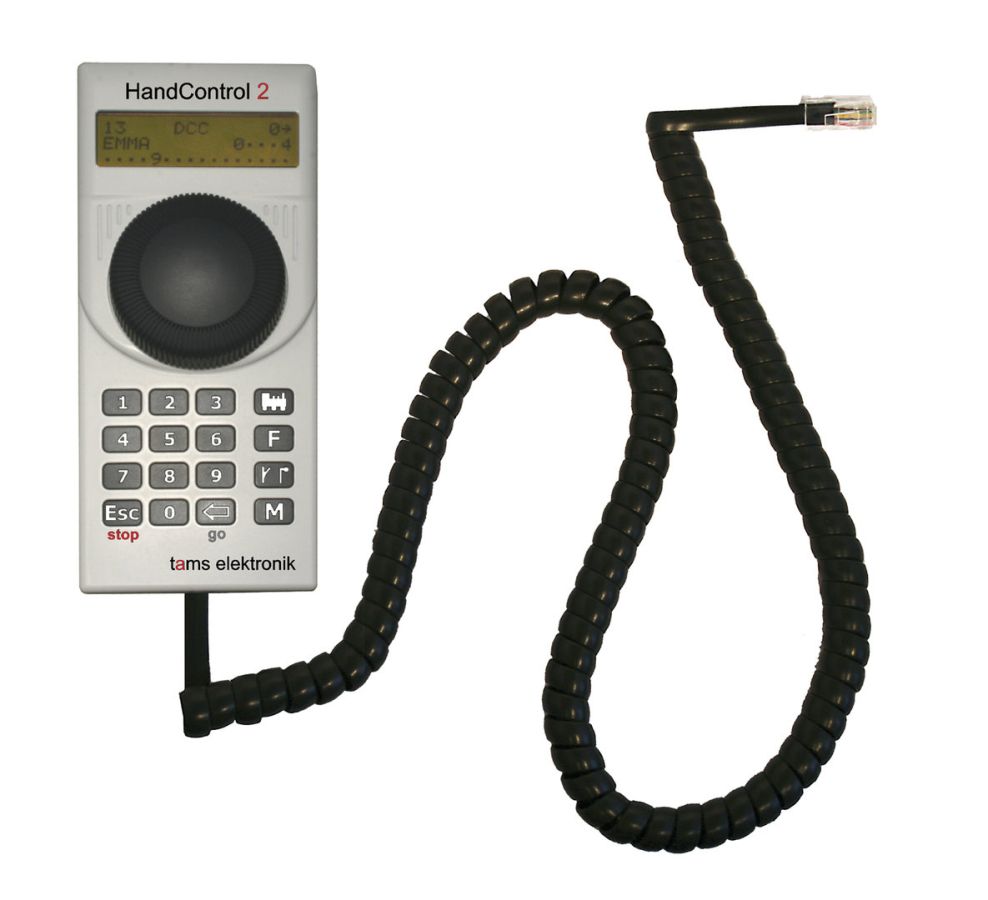 Tams Elektronik 40-01127-01 - HandControl 2 I Display: amber | Modellbahn | Modelleisenbahn