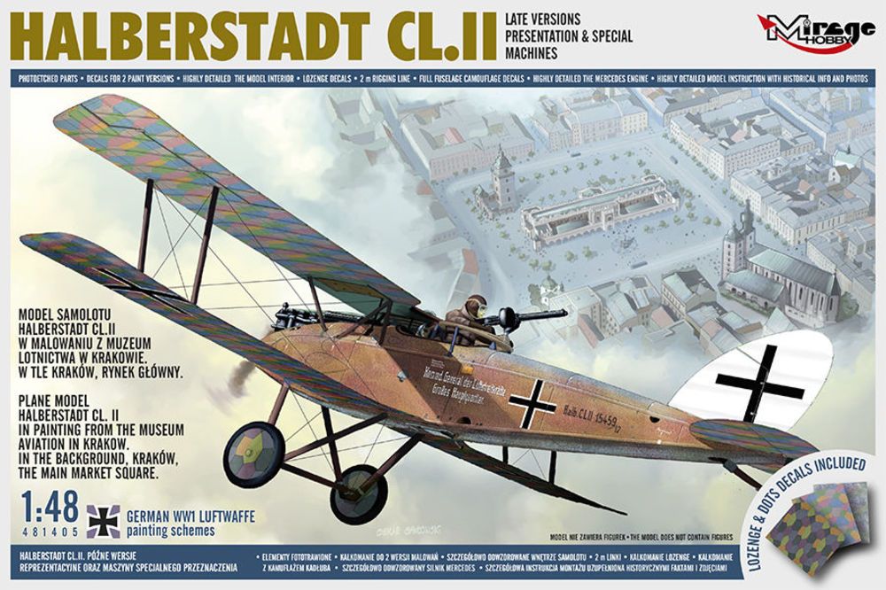 Mirage Hobby 481405 - HALBERSTADT CL.II,LATE VERSIONS PRESENTATION & SPECIAL MACHINES in 1:48 | Modellbau