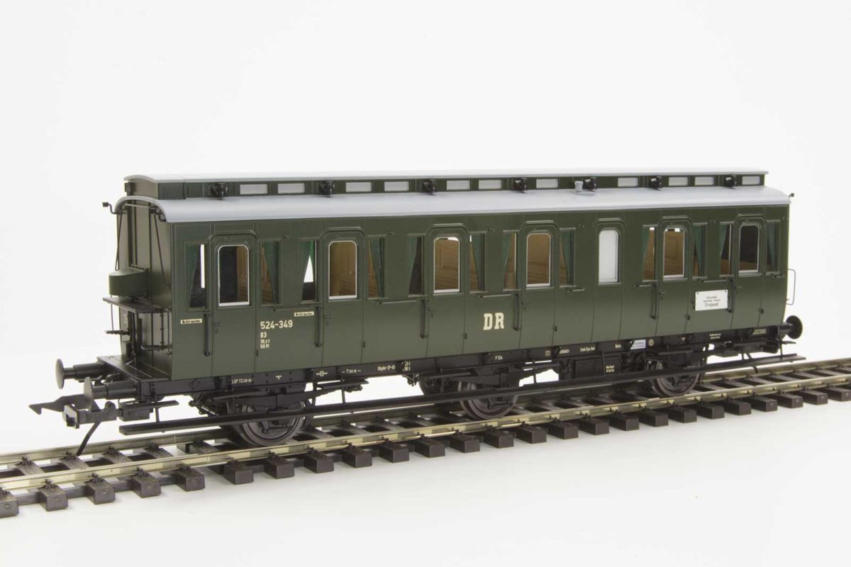 Lenz 0 41173-02 - Preußische Abteilwagen - Lenz Spur 0 | Modellbahn | Modelleisenbahn
