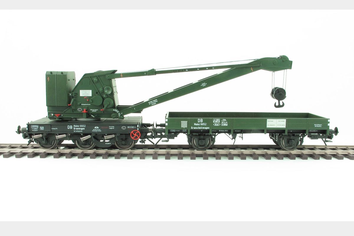 Lenz 0 42450-02 - Kranwagen Wyhlen - Lenz Spur 0 | Modellbahn | Modelleisenbahn