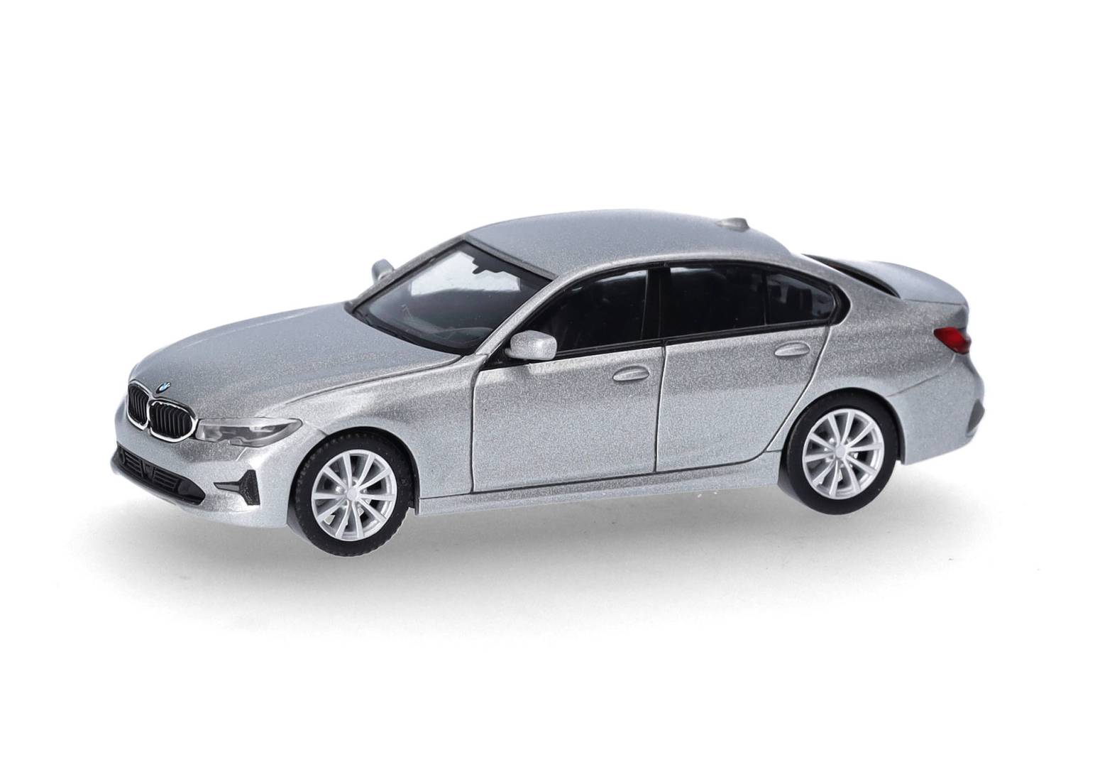 Herpa H0 (1:87) 430791-005 - BMW 3er Limousine (G20), glaciersilber | Modellbahn | Modelleisenbahn