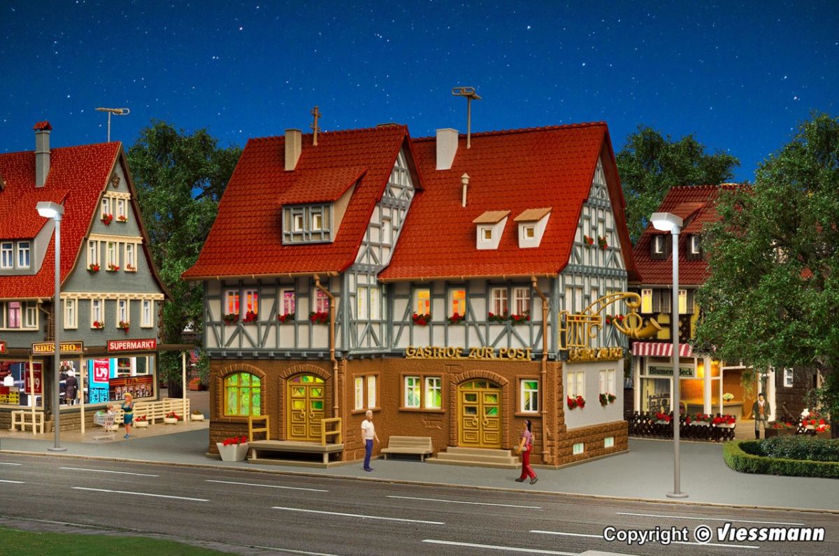 Vollmer H0 (1:87) 43637 - Gasthof zur Post | Modellbahn | Modelleisenbahn