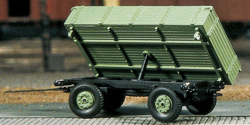 Weinert H0 (1:87) 4509 - Zweiachs-Anhänger mit Kippvorrichtung | Modellbahn | Modelleisenbahn