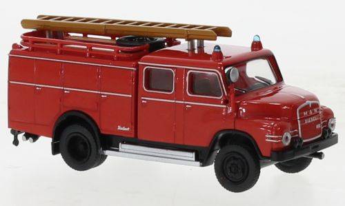 Brekina H0 (1:87) 45130 - MAN 450 HA TLF 16, rot, schwa | Modellbahn | Modelleisenbahn