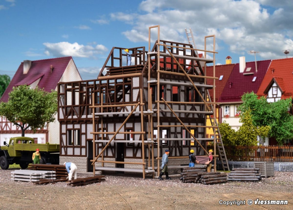 Vollmer H0 (1:87) 46889 - H0 Fachwerk-Rohbau | Modellbahn | Modelleisenbahn