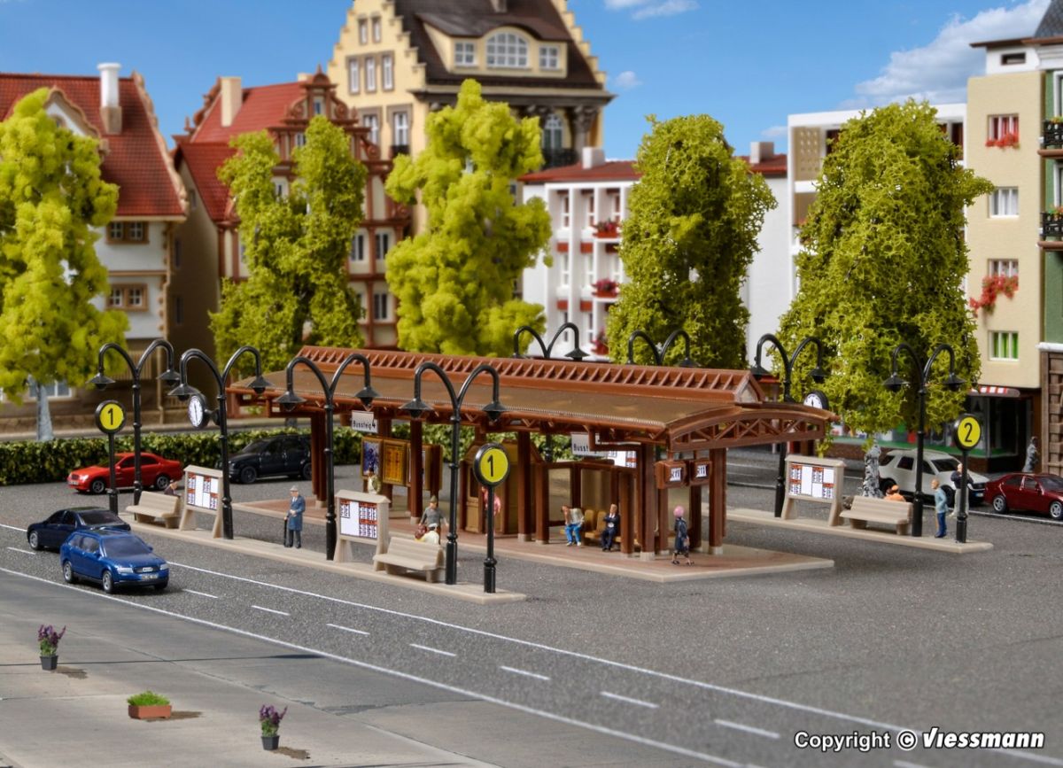 Vollmer N 47580 - Busstation (ohne Bus) | Modellbahn | Modelleisenbahn