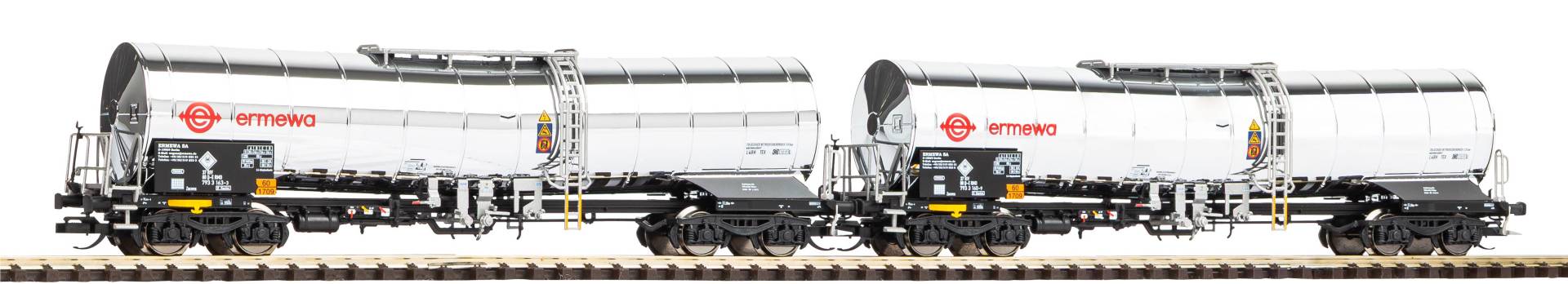 Piko TT 47683 - 2er Set Chemiekesselwagen Ermewa VI | Modellbahn | Modelleisenbahn