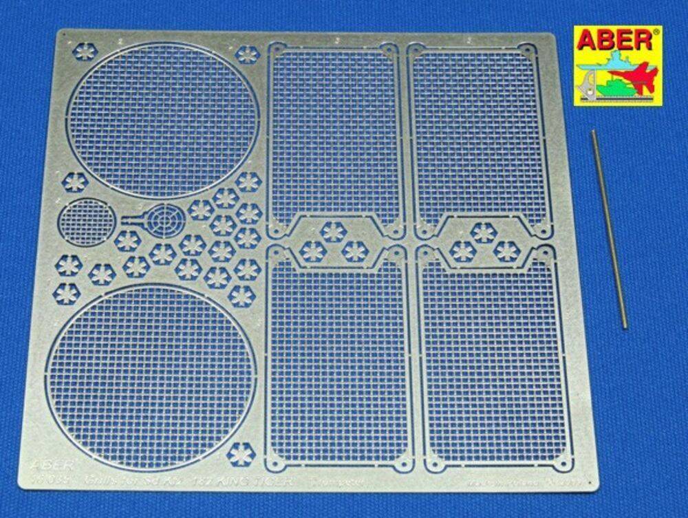 Aber Models 16035 - Tiger II - Vol.2B- Grilles | Modellbau